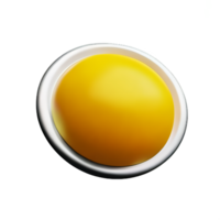 fried egg 3d breakfast icon png