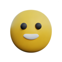 emoji 3d Renderização ícone ilustração png