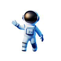 astronauta 3d Renderização ícone ilustração png