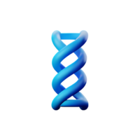 dna double helix 3d medical and healthcare icon png