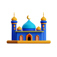 mosquée 3d icône illustration png