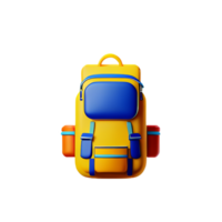 reiziger backpacker 3d reizen en vakantie illustratie png