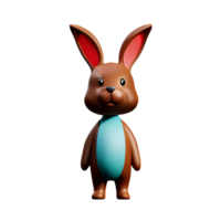 rabbit 3d icon illustration png