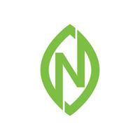 Letter N logo vector icon design template