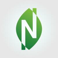 Letter N logo vector icon design template