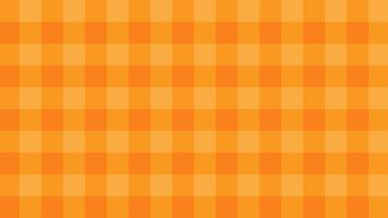 Autumn pattern vector illustration. Square pattern with orange gradient fall color. Fall season pattern for background, texture, decoration or wrapping. Squares fabric texture with brown and orange