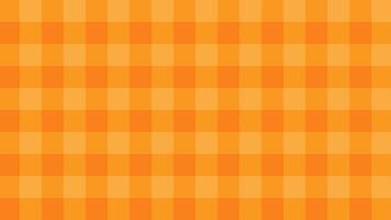 Autumn pattern vector illustration. Square pattern with orange gradient fall color. Fall season pattern for background, texture, decoration or wrapping. Squares fabric texture with brown and orange