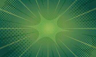 abstract green comic background vector