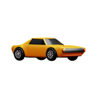 voiture 3d illustration icône png