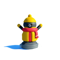 hiver 3d le rendu icône illustration png