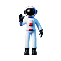 astronaut 3d tolkning ikon illustration png