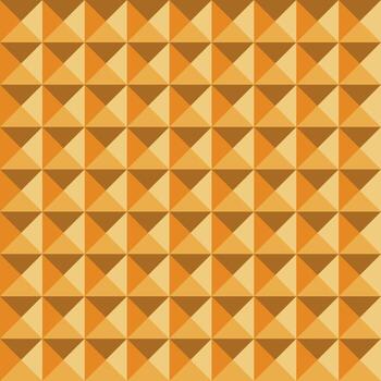 sin costura amarillo triángulo geométrico modelo antecedentes. vector