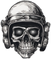 ai generativo Halloween cranio maglietta design png