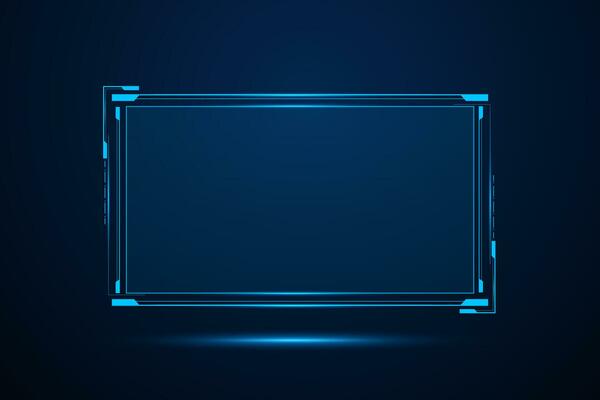 Sci fi futuristic user interface, HUD template frame design, Technology abstract background