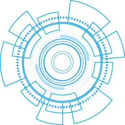 Sci fi futuristic user interface, HUD, Technology abstract background , Vector illustration.