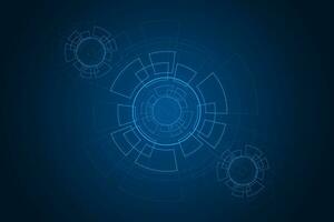 Sci fi futuristic user interface, HUD, Technology abstract background , Vector illustration.