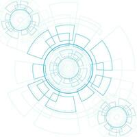 Sci fi futuristic user interface, HUD, Technology abstract background , Vector illustration.