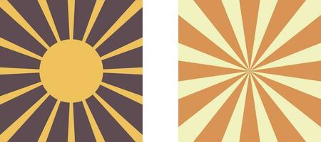 abstract background with rays vector