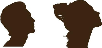 silhouette of a person vector