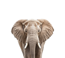 Elephant isolated on transparent background, created with generative AI png