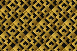 Abstract geometric pattern with lines, rhombuses A seamless vector background. black and gold texture