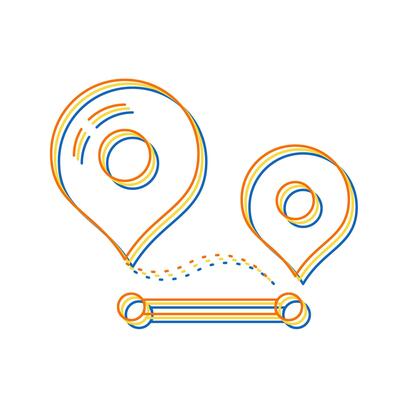 Route Vector Icon