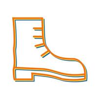 Camping Boot Vector Icon