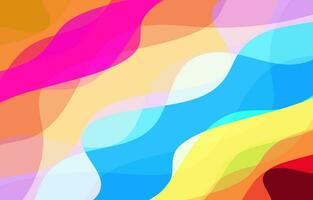 Colorful Abstract Groovy background design vector