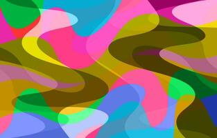 Colorful Abstract Groovy background design vector