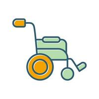 Wheel Chair Vector Icon