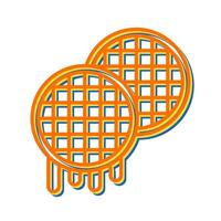 Waffle Vector Icon