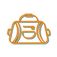 icono de vector de bolsa de deporte