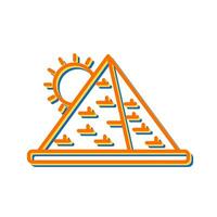 Pyramid Vector Icon