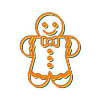 Gingerbread Vector Icon