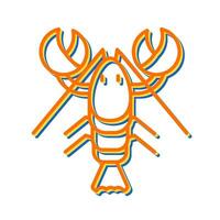 Lobster Vector Icon