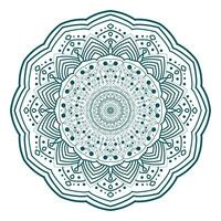 Mandala vector simple abstract flower openwork round