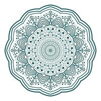 Mandala vector simple abstract flower openwork round