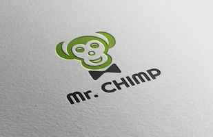 ingeslagen dichtbij omhoog papier logo mockup psd