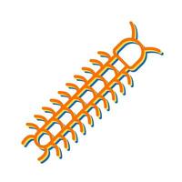 Centipede Vector Icon