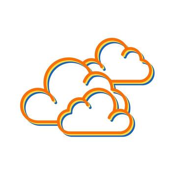 Cloudy Vector Icon