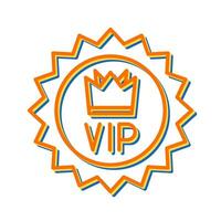 icono de vector vip