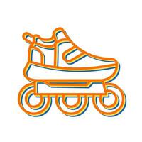 Roller Skates Vector Icon