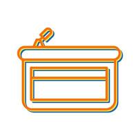 Pencil Case Vector Icon