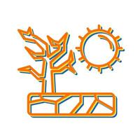 Drought Vector Icon