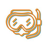 Diving Mask Vector Icon