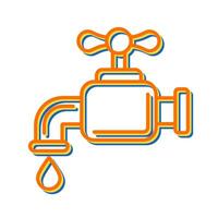 Water Faucet Vector Icon