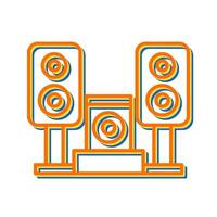 Music System Vector Icon