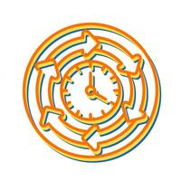 Processing Time Vector Icon