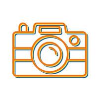 icono de vector de cámara de fotos