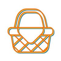 Picnic Basket Vector Icon